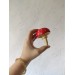 Amanita mushroom jewelry holder