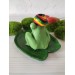 Reggae frog smoke waterfall incense burner