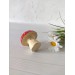Amanita muscaria mushroom tea light candleholder