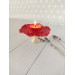 Amanita mushroom tea light candleholder