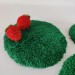 Moss strawberry coasters 