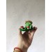 Frog incense holder Happy froggy with mushroom hat