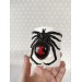 Black widow spider pot Spider lover gift