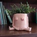Masturbating sitting lady pot on shelf