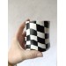 Checkered plant pot